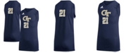 adidas Youth Boys and Girls #21 Navy Georgia Tech Yellow Jackets Game Jersey